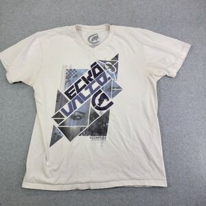 Ecko Unltd Shirt Mens Large Graphic Rhino Graffiti Skater Y2K distressed